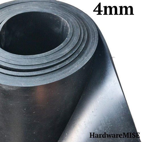 Neoprene Rubber Sheet 4mm Thick Black Color Hardness 60 ShoreA 1 2m buy-dualplex-neoprene-sponge-foam-rubber-sheet-roll-15-x-60-inch-x-1-8